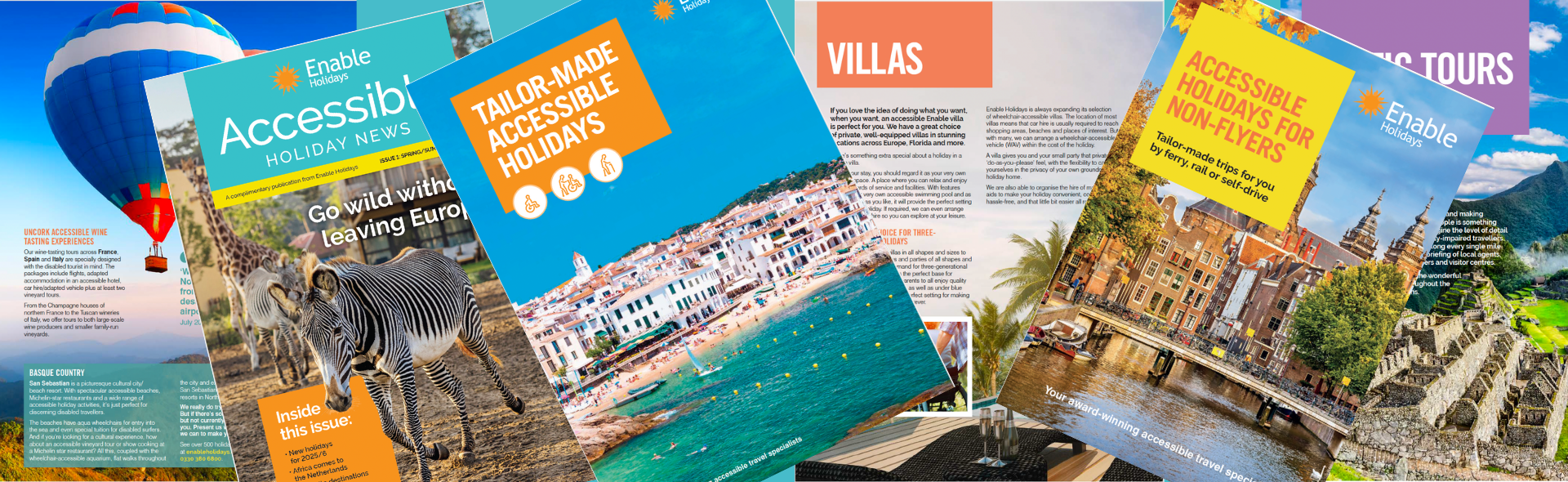 Enable Holidays Brochures & Newsletters